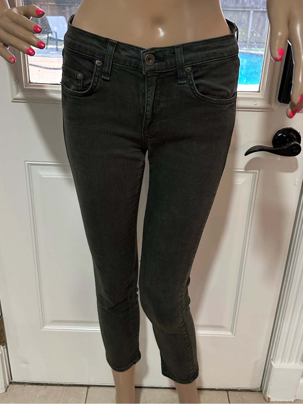 rag & bone Olive Green Skinny Jeans